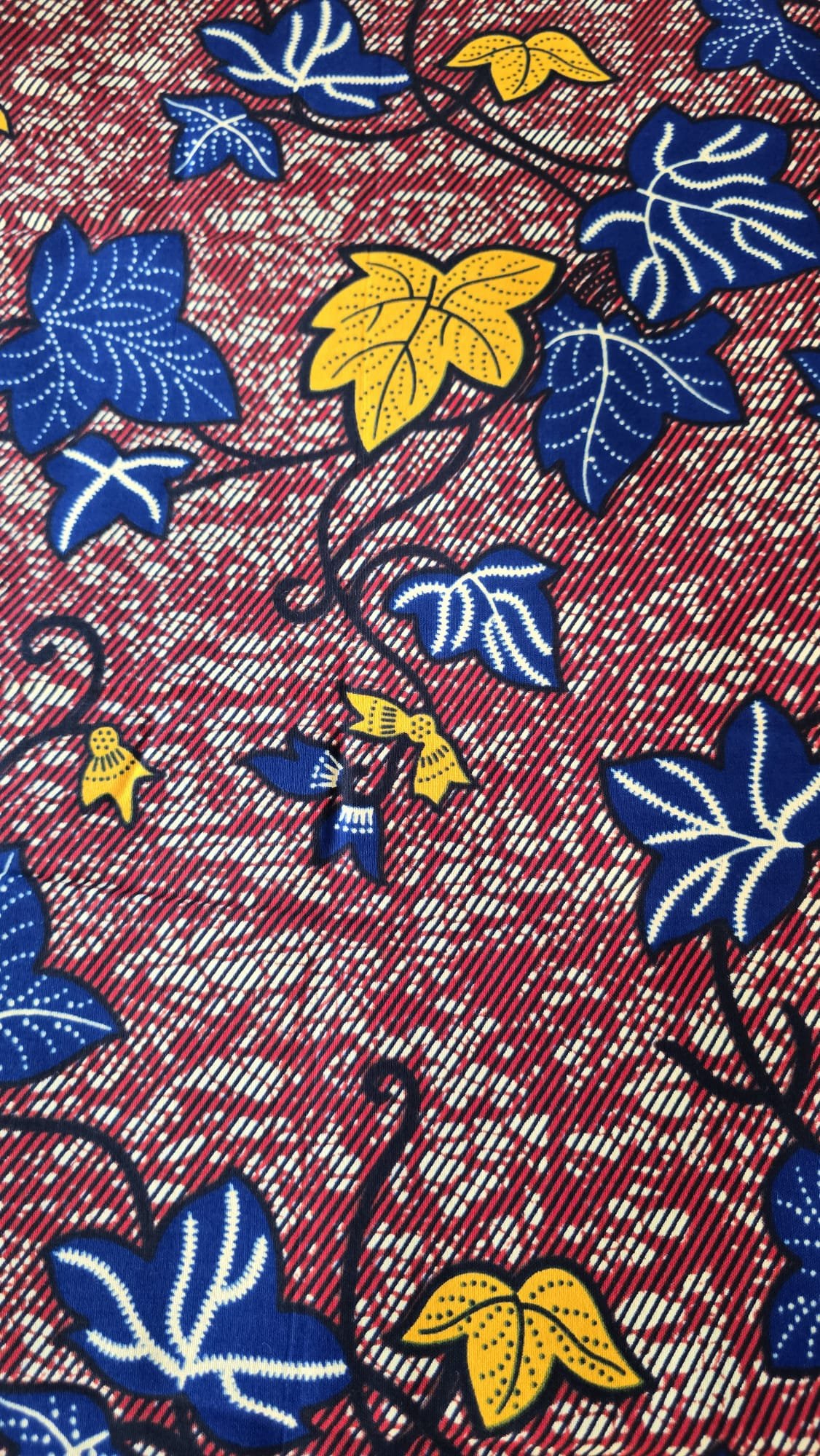 African Wax Fabric/Wax Clothes/Ghanaian Wax Print/Nigerian Ankara. 6 Yards Piece - Image 5