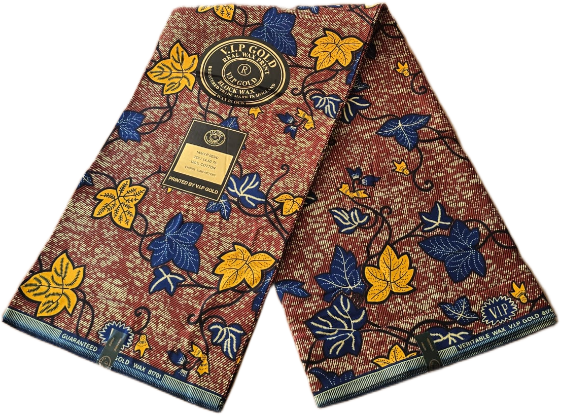 African Wax Fabric/Wax Clothes/Ghanaian Wax Print/Nigerian Ankara. 6 Yards Piece - Image 7