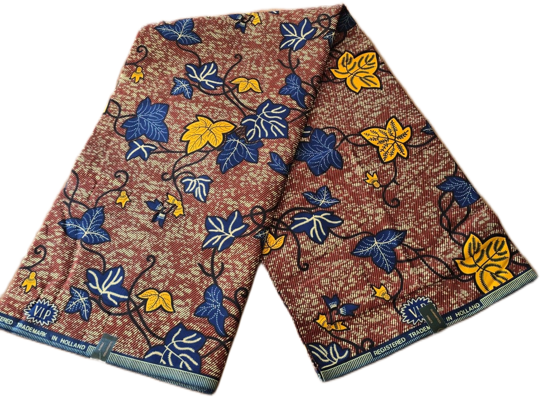 African Wax Fabric/Wax Clothes/Ghanaian Wax Print/Nigerian Ankara. 6 Yards Piece - Image 10