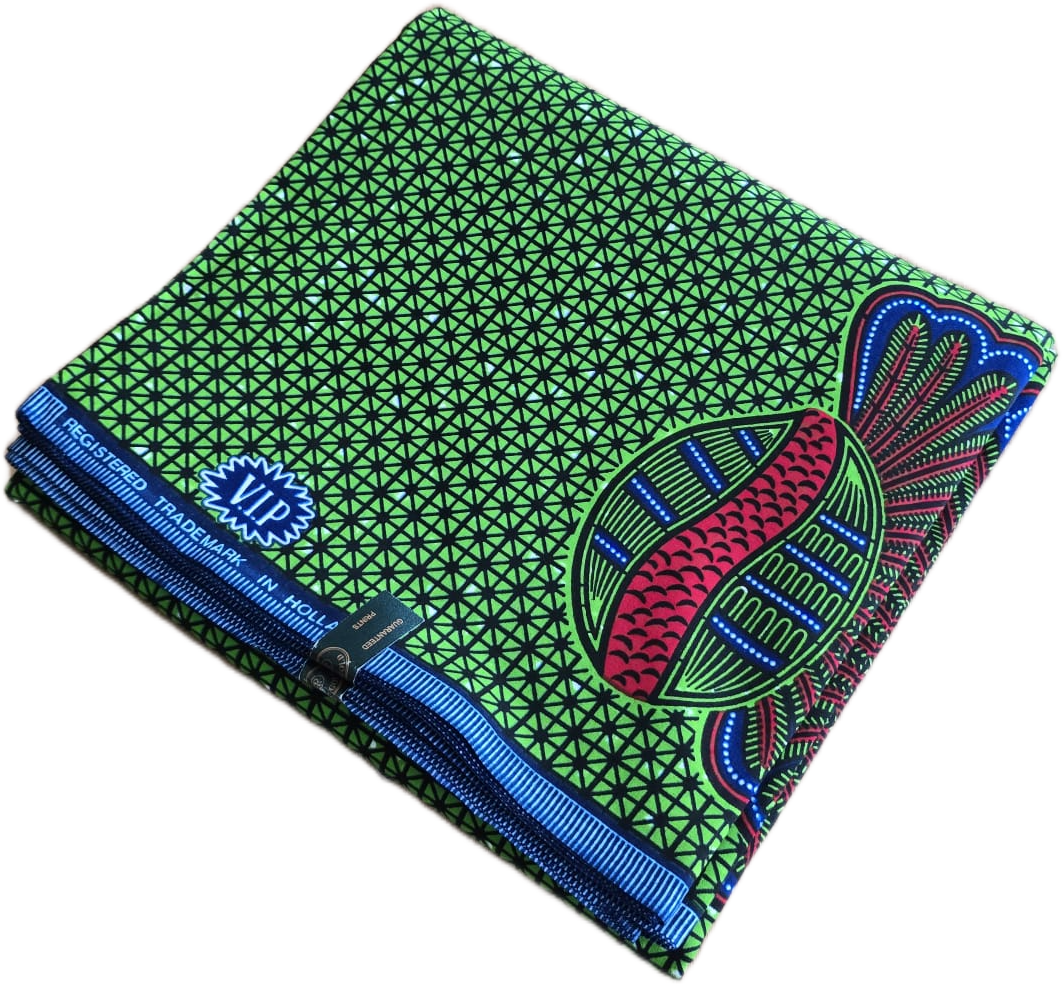African Wax Fabric/Wax Clothes/Ghanaian Wax Print/Nigerian Ankara. 6 Yards Piece - Image 3