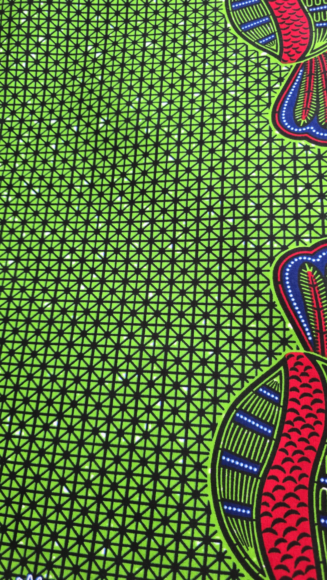 African Wax Fabric/Wax Clothes/Ghanaian Wax Print/Nigerian Ankara. 6 Yards Piece - Image 8