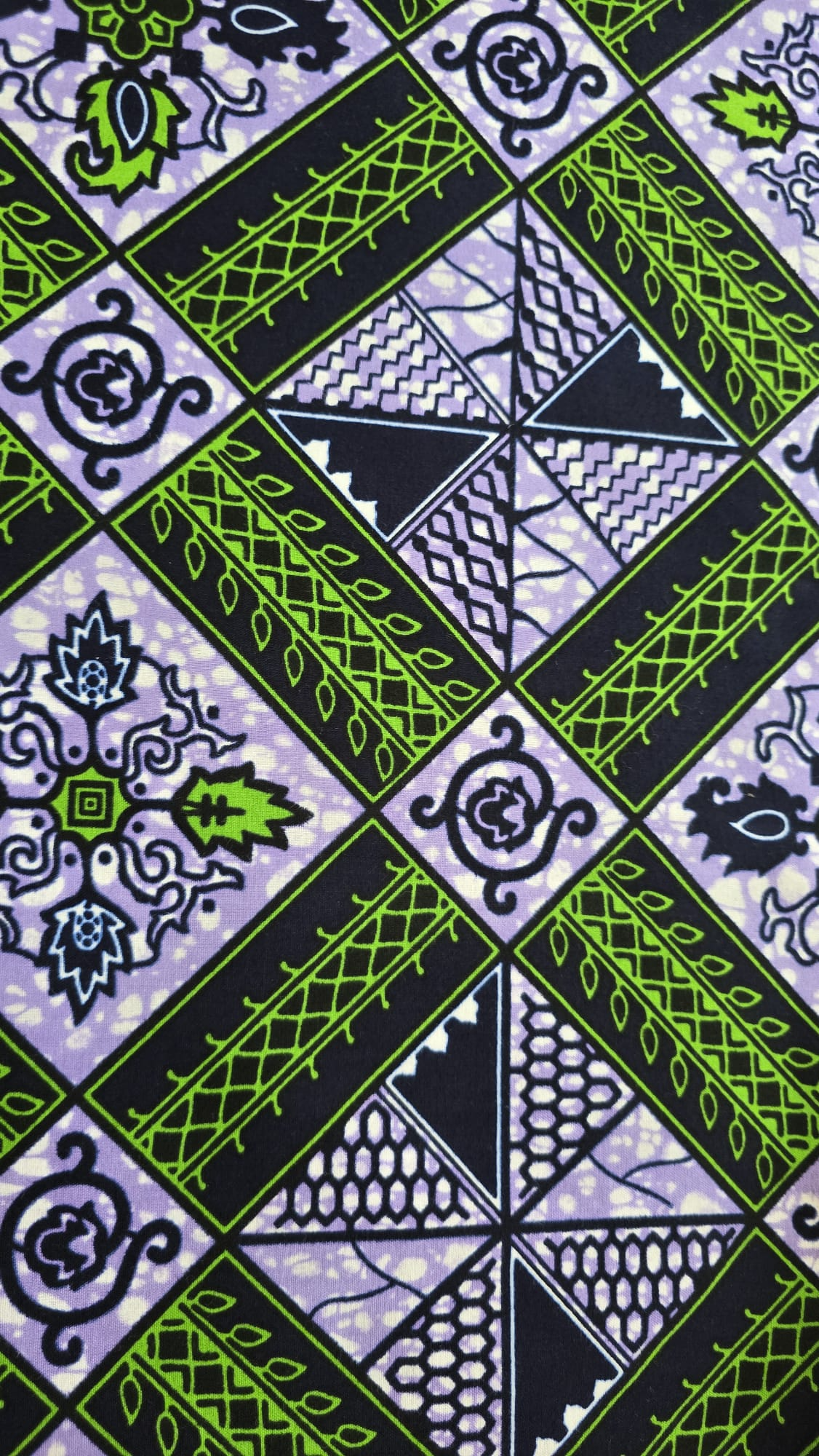 African Wax Fabric/Wax Clothes/Ghanaian Wax Print/Nigerian Ankara. 6 Yards Piece - Image 2