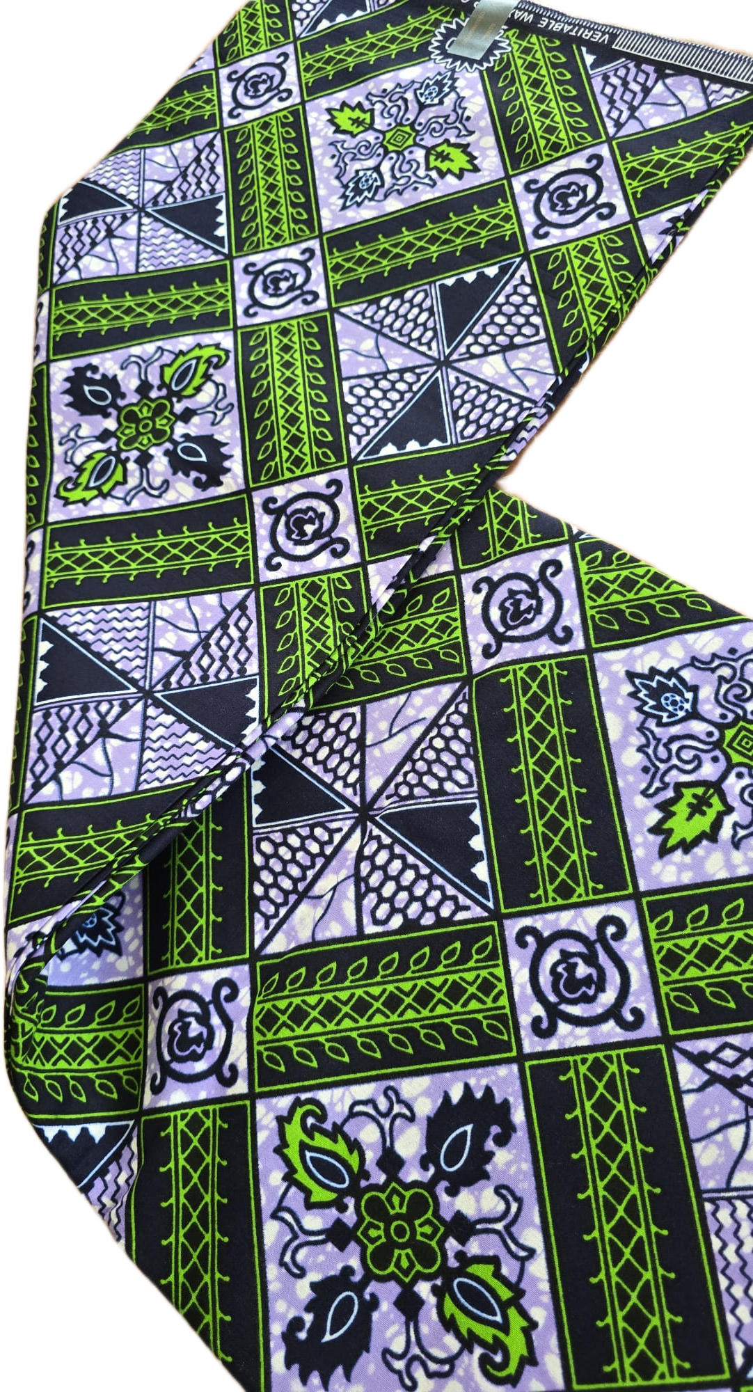 African Wax Fabric/Wax Clothes/Ghanaian Wax Print/Nigerian Ankara. 6 Yards Piece - Image 3