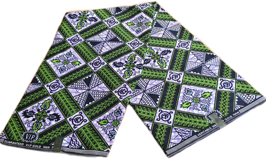 African Wax Fabric/Wax Clothes/Ghanaian Wax Print/Nigerian Ankara. 6 Yards Piece - Image 12