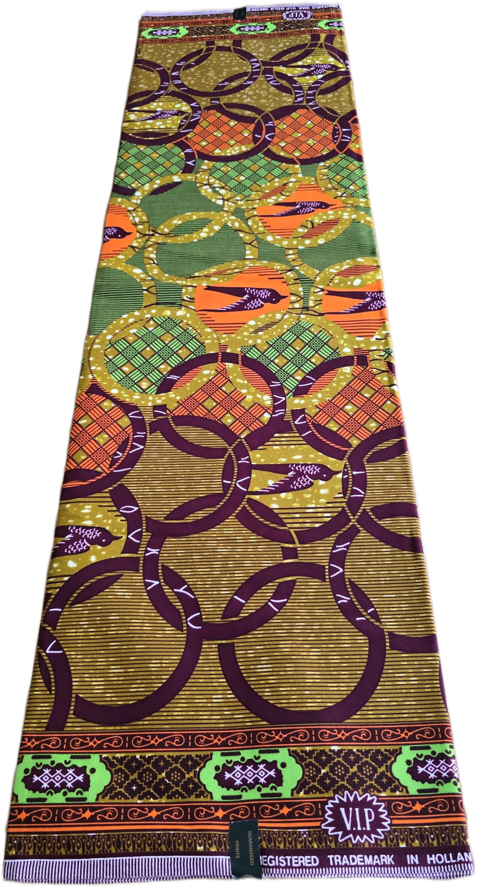 African Wax Fabric/Wax Clothes/Ghanaian Wax Print/Nigerian Ankara. 6 Yards Piece - Image 2