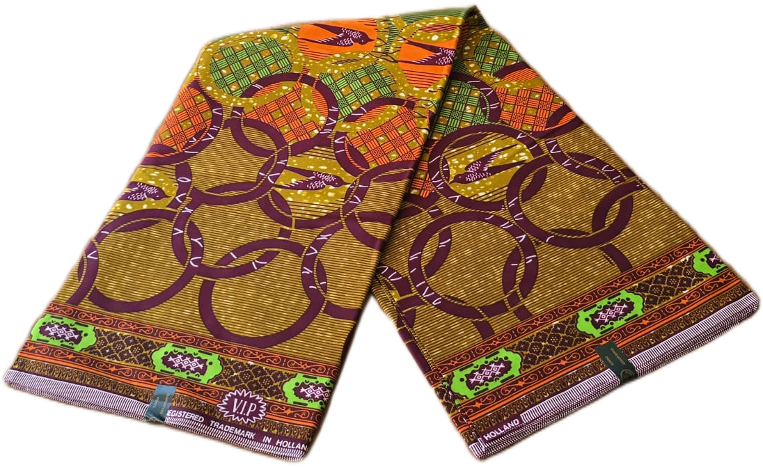 African Wax Fabric/Wax Clothes/Ghanaian Wax Print/Nigerian Ankara. 6 Yards Piece - Image 3
