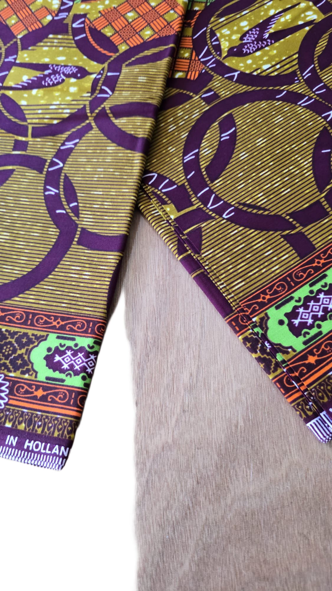 African Wax Fabric/Wax Clothes/Ghanaian Wax Print/Nigerian Ankara. 6 Yards Piece - Image 4