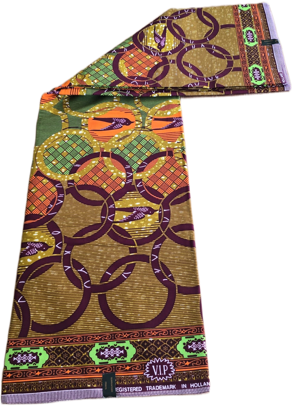African Wax Fabric/Wax Clothes/Ghanaian Wax Print/Nigerian Ankara. 6 Yards Piece - Image 5
