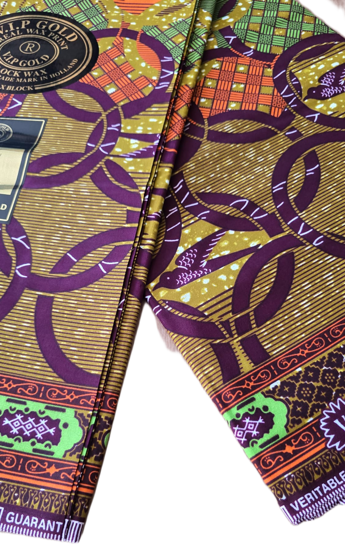 African Wax Fabric/Wax Clothes/Ghanaian Wax Print/Nigerian Ankara. 6 Yards Piece - Image 6