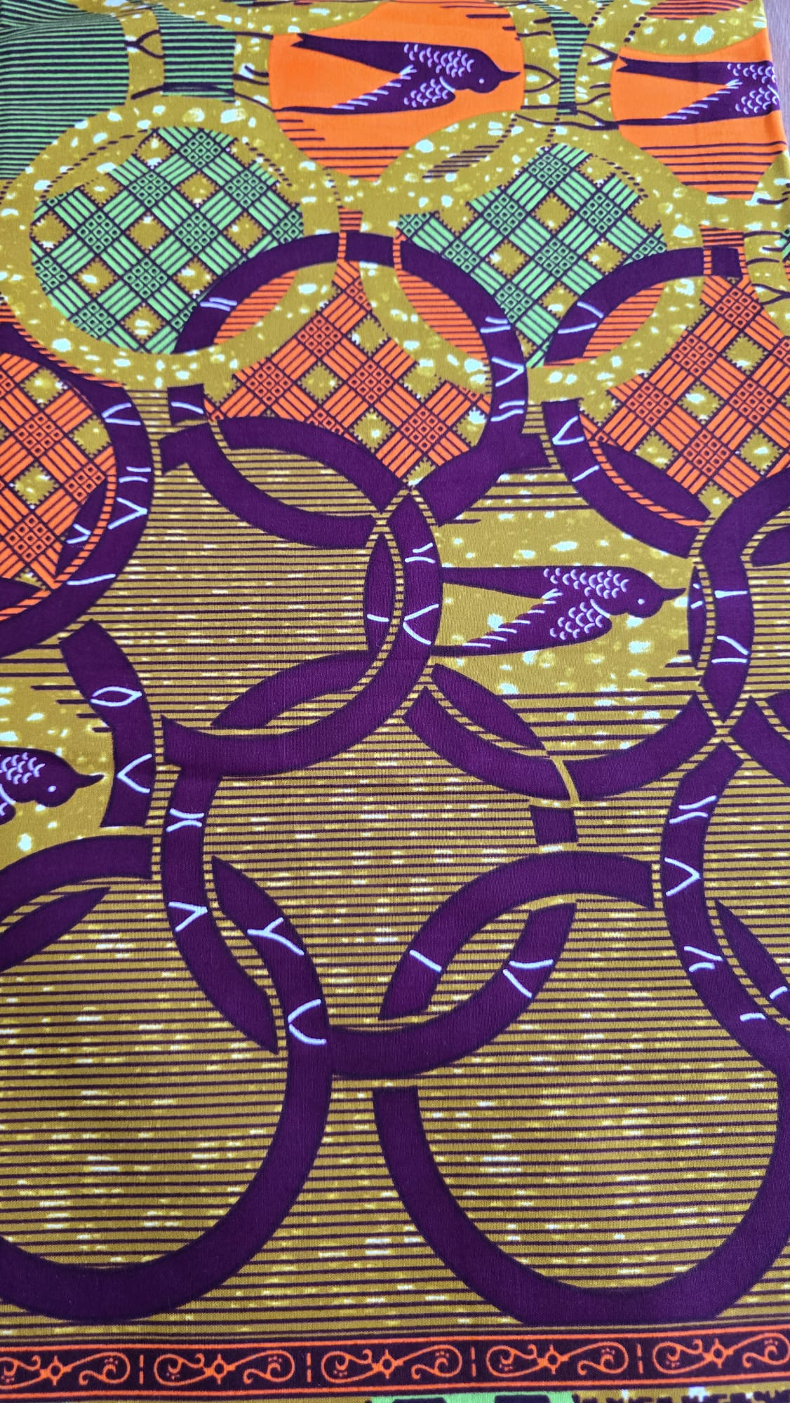 African Wax Fabric/Wax Clothes/Ghanaian Wax Print/Nigerian Ankara. 6 Yards Piece - Image 7
