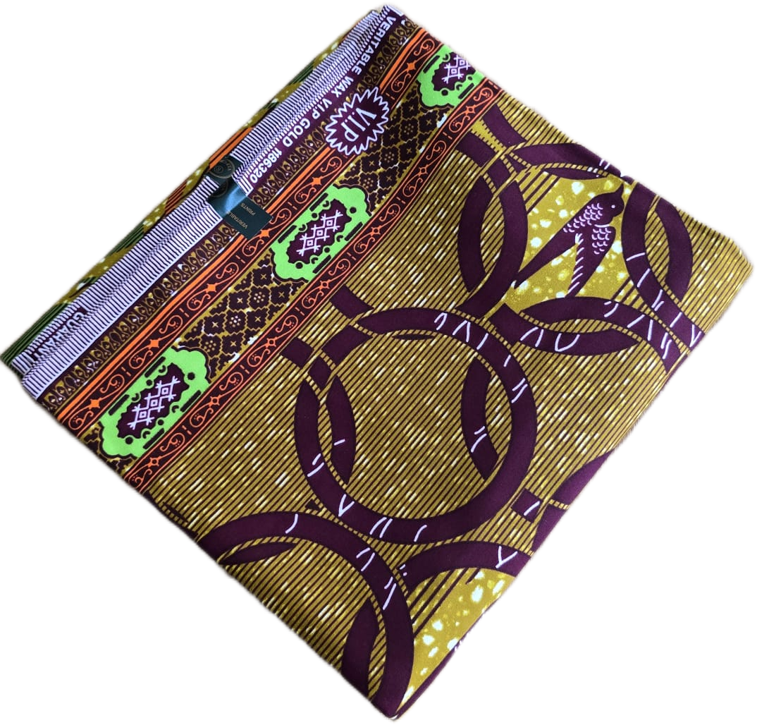 African Wax Fabric/Wax Clothes/Ghanaian Wax Print/Nigerian Ankara. 6 Yards Piece - Image 8