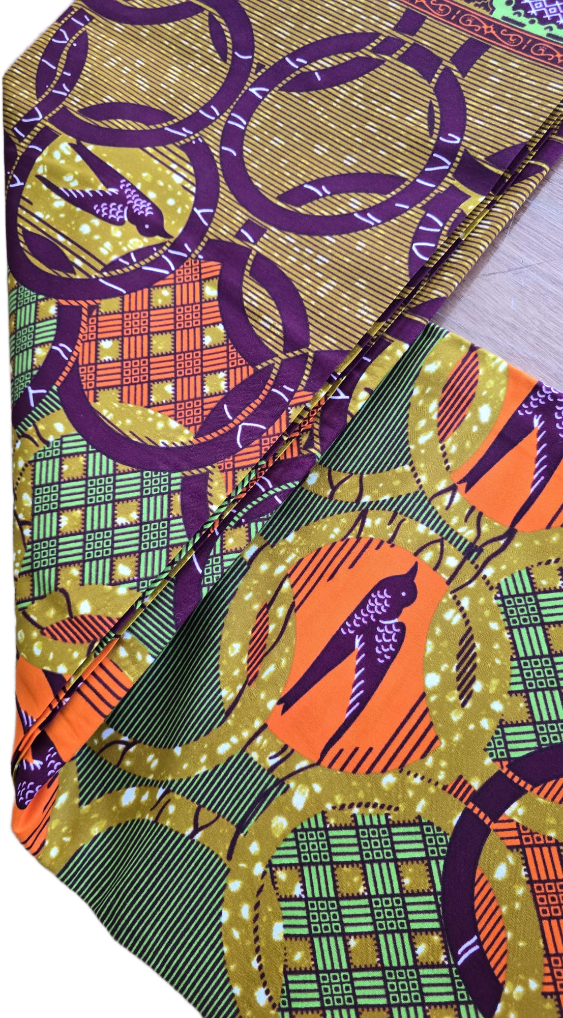 African Wax Fabric/Wax Clothes/Ghanaian Wax Print/Nigerian Ankara. 6 Yards Piece - Image 12
