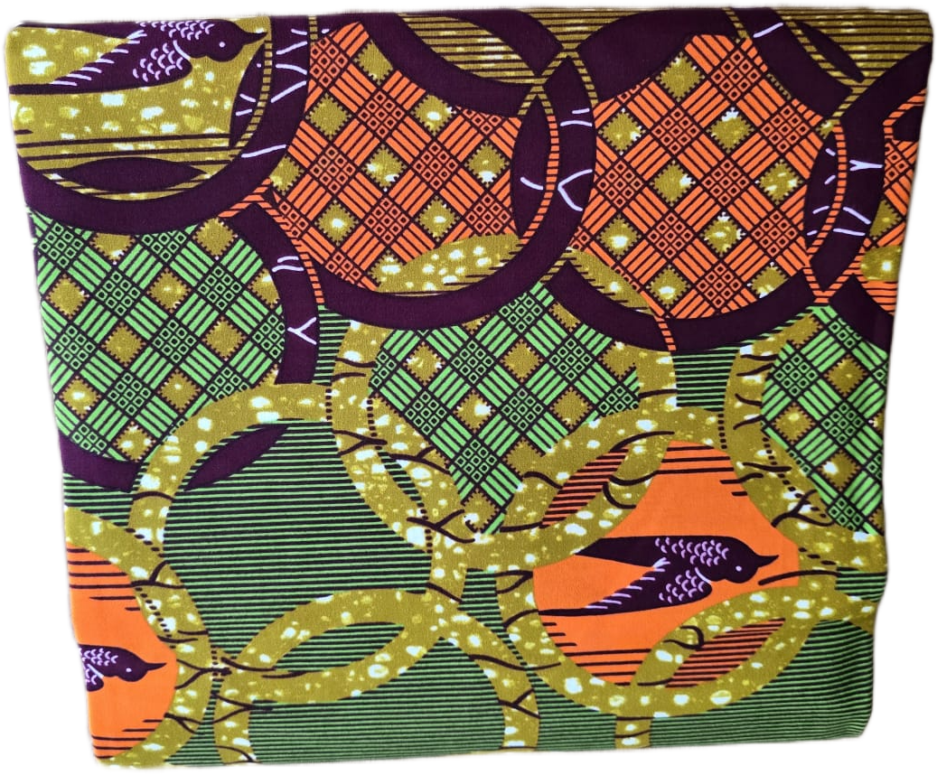 African Wax Fabric/Wax Clothes/Ghanaian Wax Print/Nigerian Ankara. 6 Yards Piece - Image 14