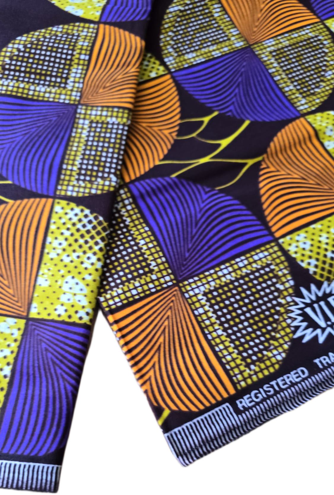 African Wax Fabric/Wax Clothes/Ghanaian Wax Print/Nigerian Ankara. 6 Yards Piece - Image 2