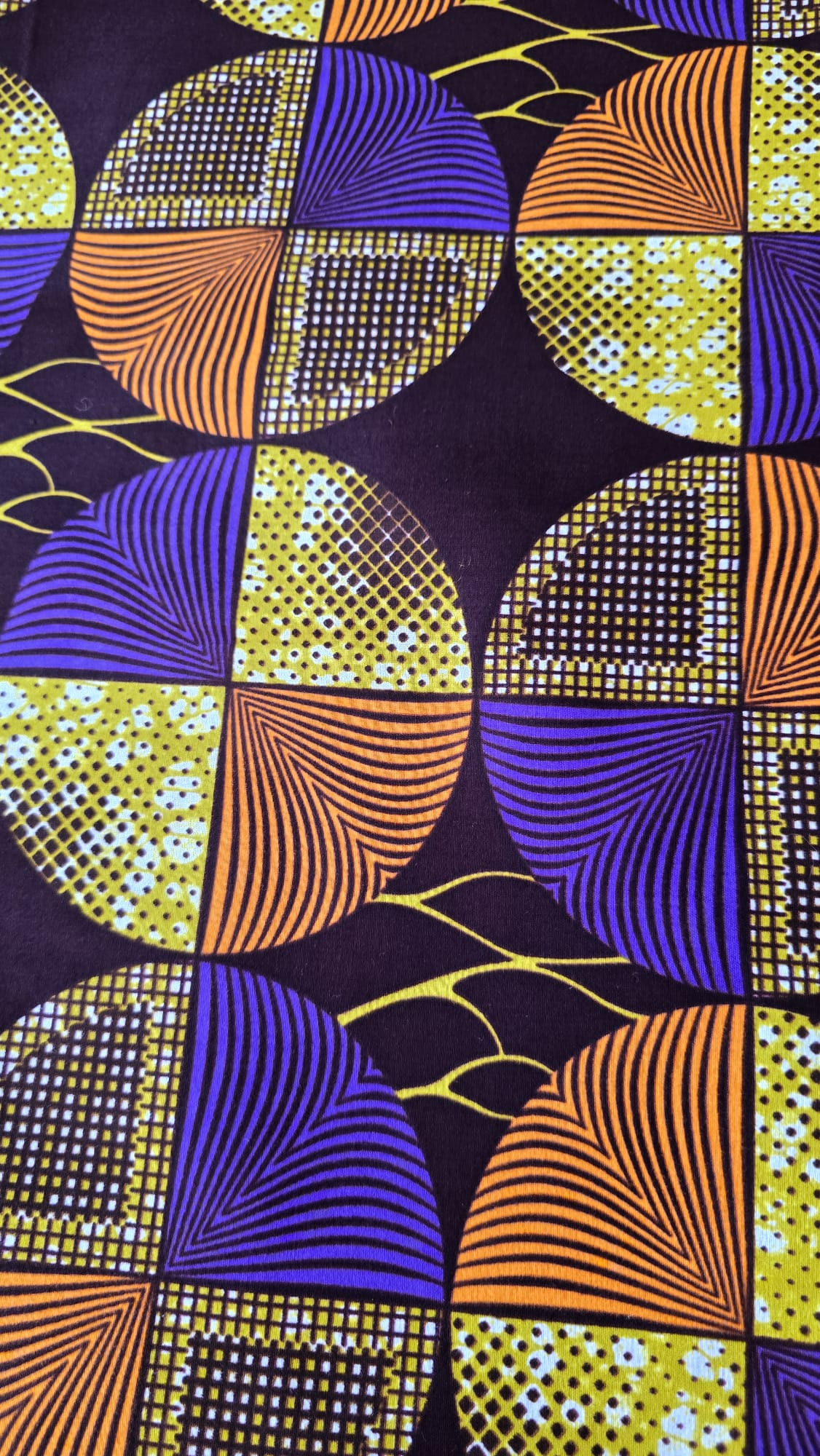 African Wax Fabric/Wax Clothes/Ghanaian Wax Print/Nigerian Ankara. 6 Yards Piece - Image 5