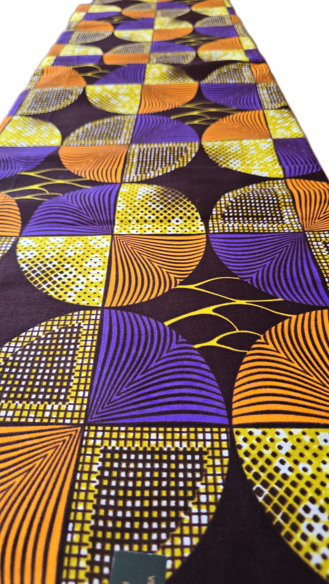 African Wax Fabric/Wax Clothes/Ghanaian Wax Print/Nigerian Ankara. 6 Yards Piece - Image 8