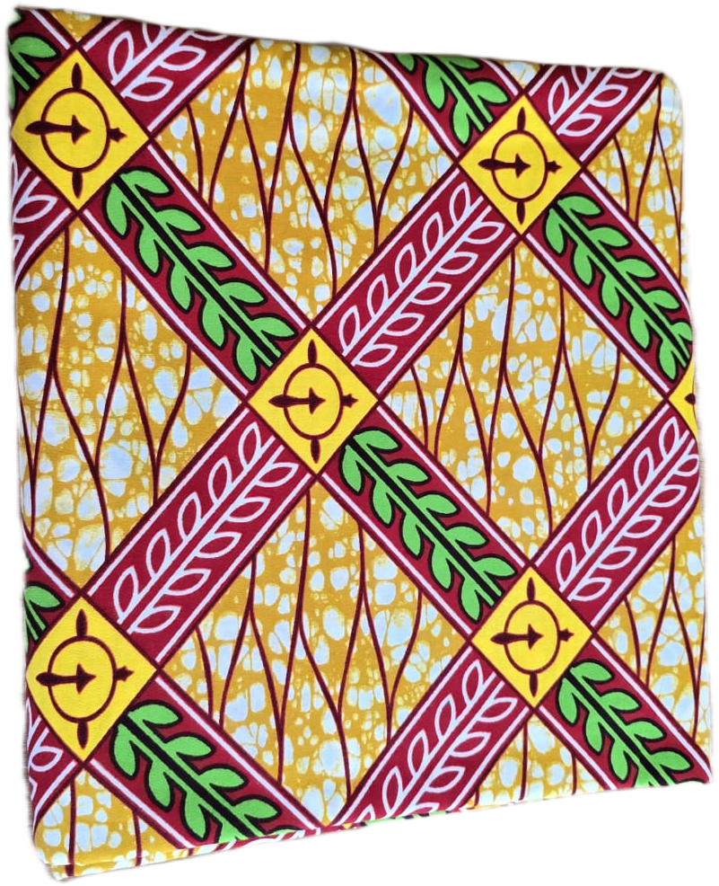 African Wax Fabric/Wax Clothes/Ghanaian Wax Print/Nigerian Ankara. 6 Yards Piece - Image 2
