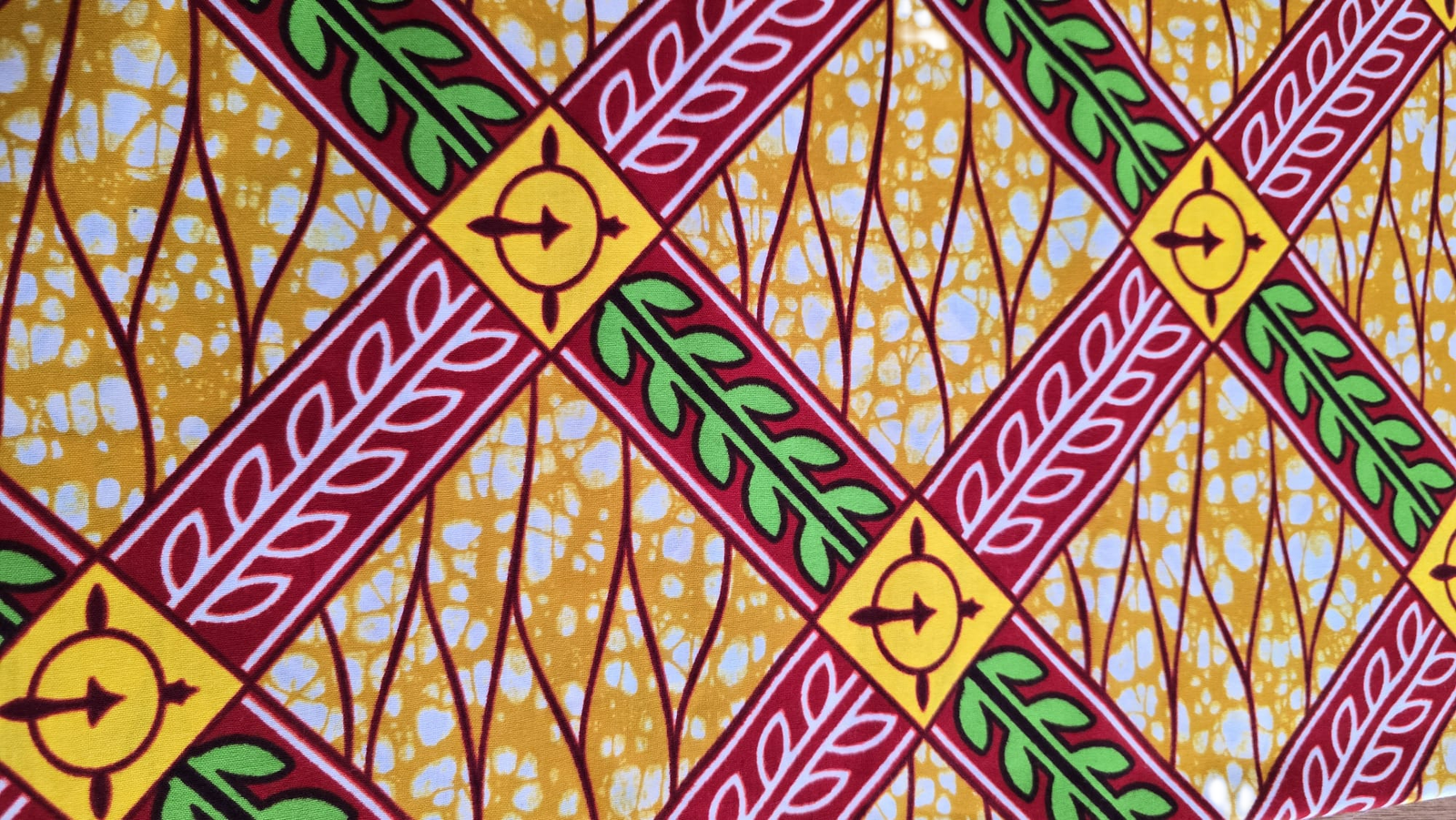 African Wax Fabric/Wax Clothes/Ghanaian Wax Print/Nigerian Ankara. 6 Yards Piece - Image 3