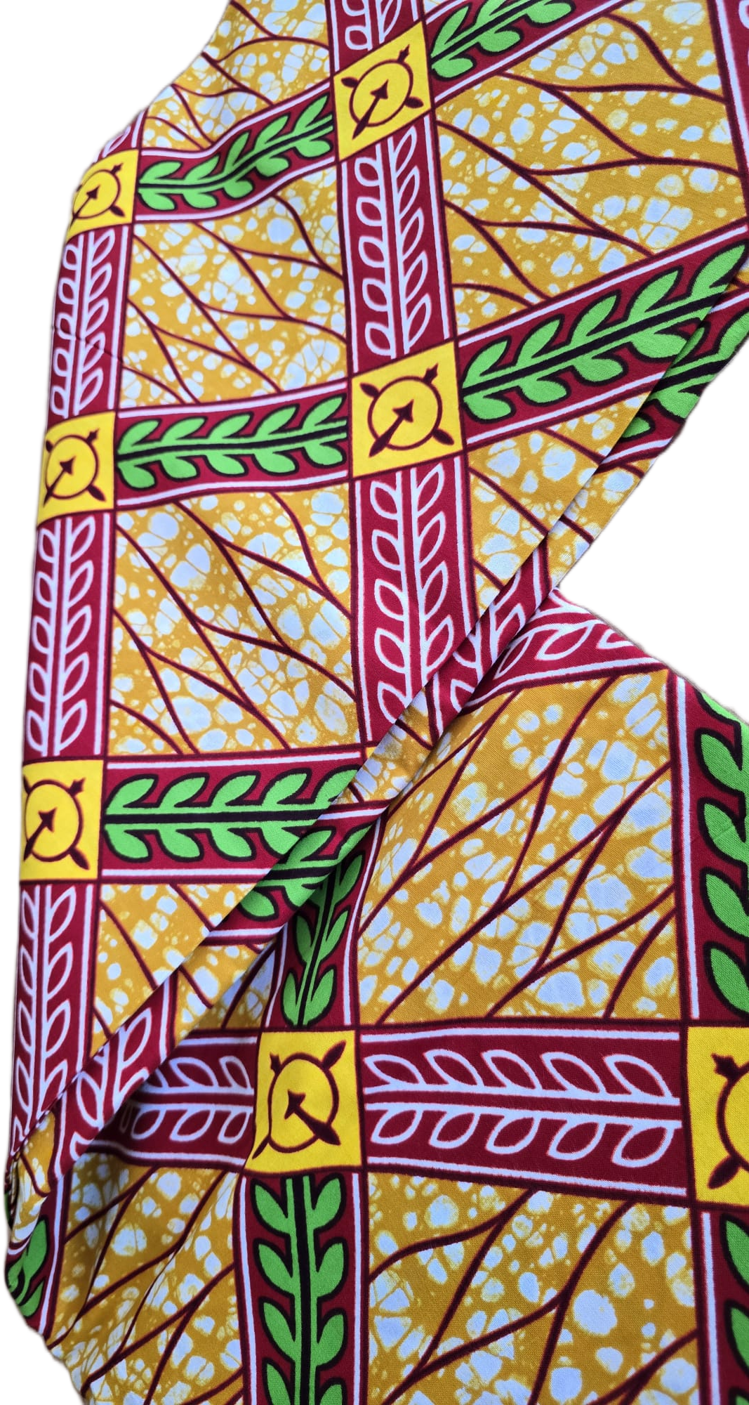 African Wax Fabric/Wax Clothes/Ghanaian Wax Print/Nigerian Ankara. 6 Yards Piece - Image 5
