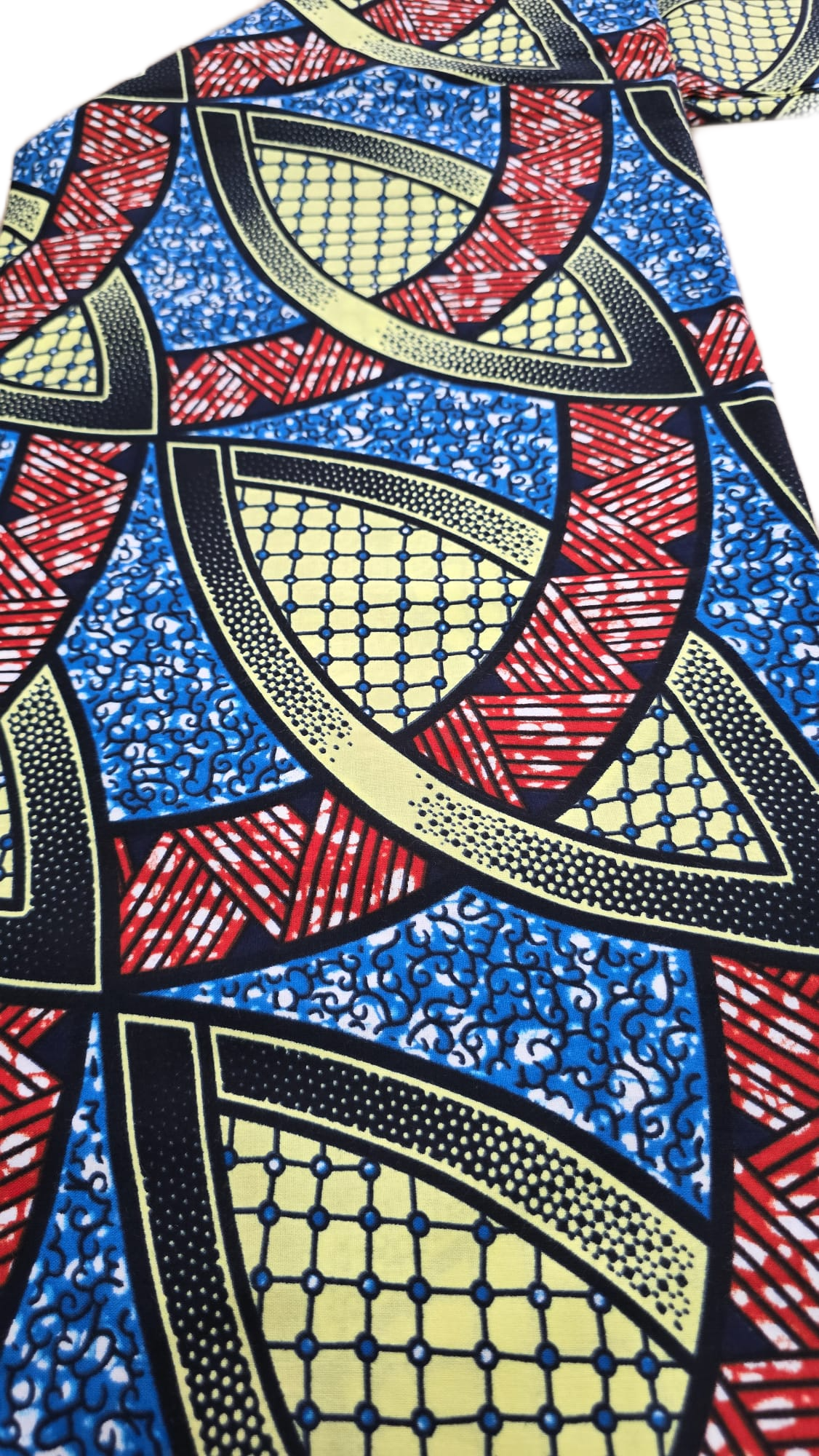 African Wax Fabric/Wax Clothes/Ghanaian Wax Print/Nigerian Ankara. 6 Yards Piece - Image 8