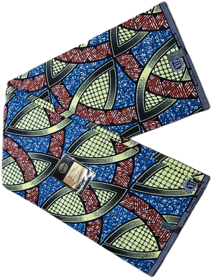 African Wax Fabric/Wax Clothes/Ghanaian Wax Print/Nigerian Ankara. 6 Yards Piece - Image 3