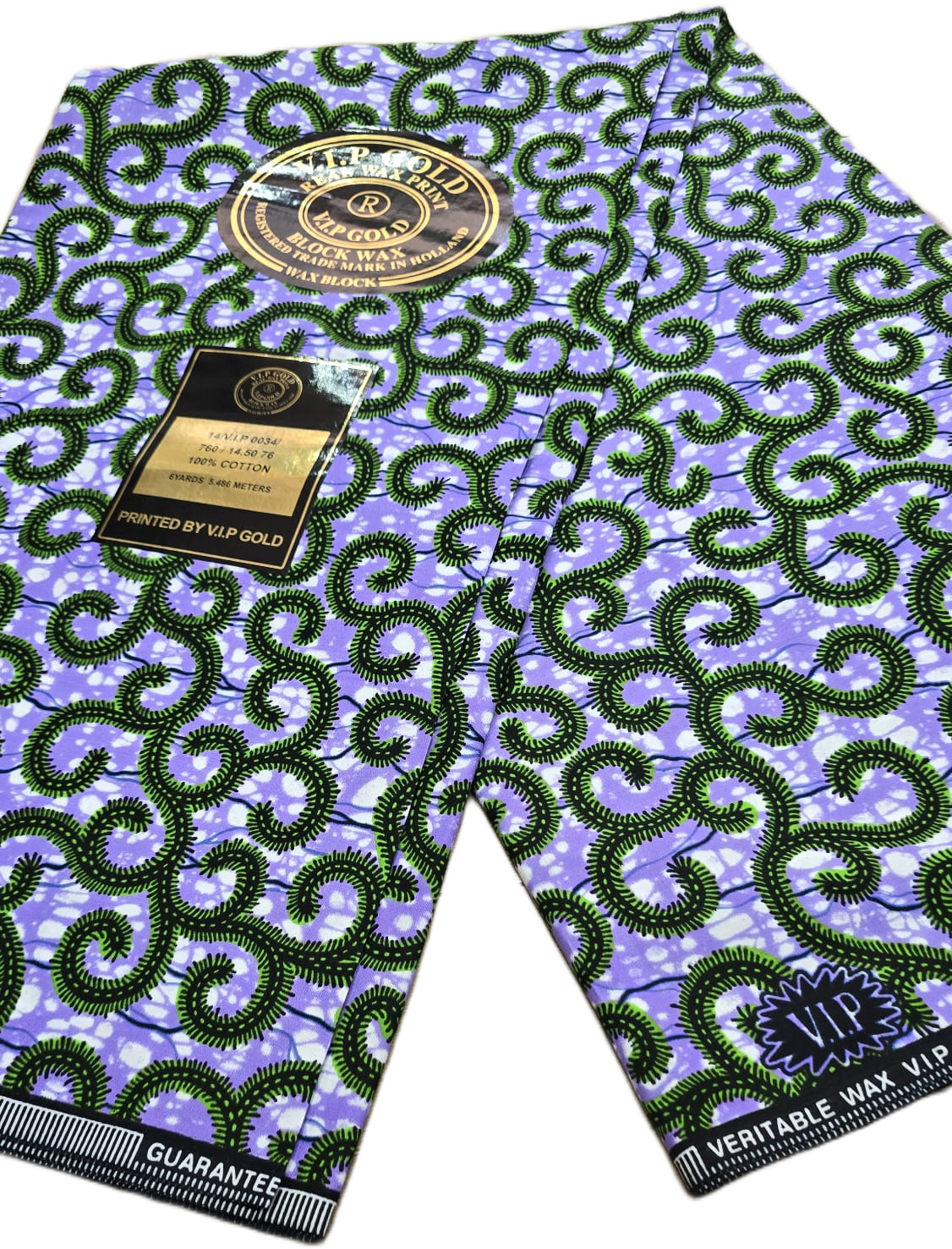 African Wax Fabric/Wax Clothes/Ghanaian Wax Print/Nigerian Ankara. 6 Yards Piece - Image 9