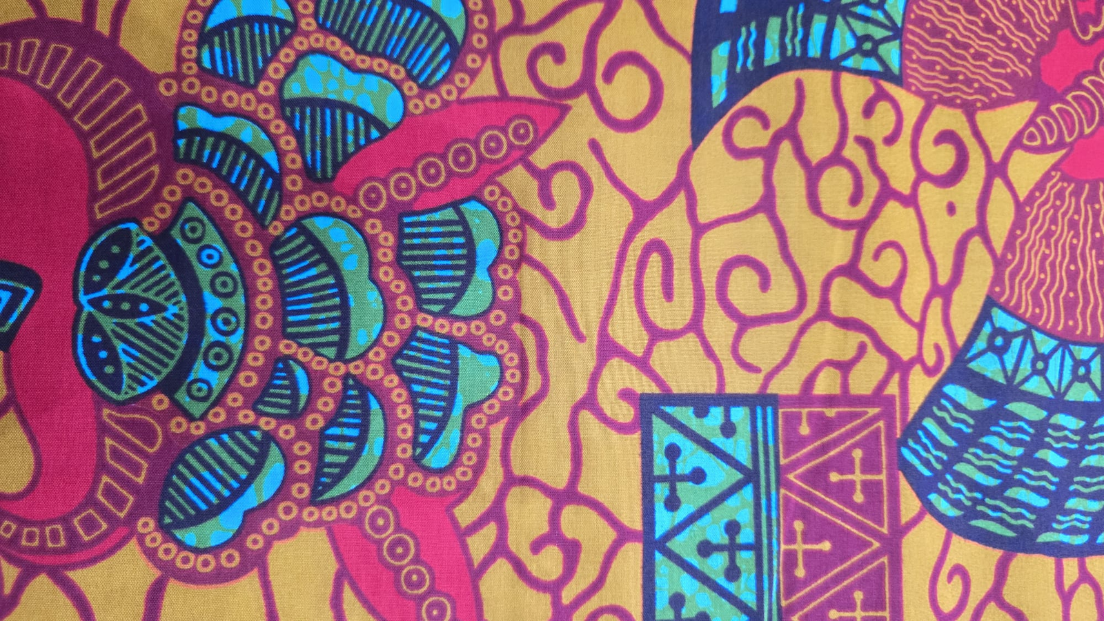 African Wax Fabric/Wax Clothes/Ghanaian Wax Print/Nigerian Ankara. 6 Yards Piece - Image 3
