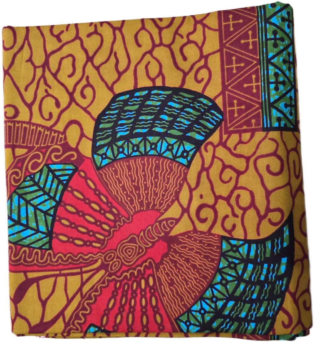 African Wax Fabric/Wax Clothes/Ghanaian Wax Print/Nigerian Ankara. 6 Yards Piece - Image 4