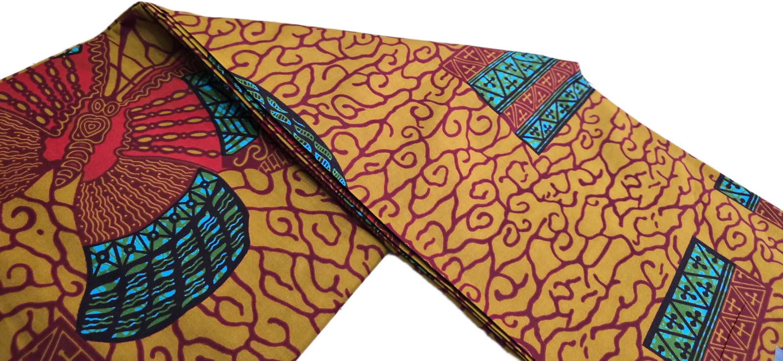 African Wax Fabric/Wax Clothes/Ghanaian Wax Print/Nigerian Ankara. 6 Yards Piece - Image 6