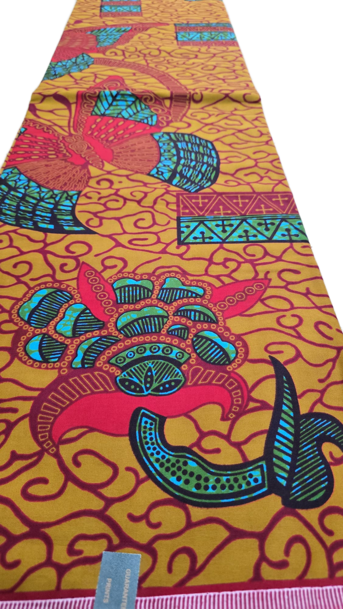 African Wax Fabric/Wax Clothes/Ghanaian Wax Print/Nigerian Ankara. 6 Yards Piece - Image 10