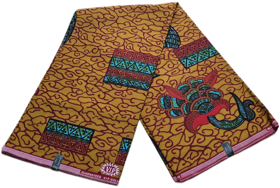 African Wax Fabric/Wax Clothes/Ghanaian Wax Print/Nigerian Ankara. 6 Yards Piece - Image 12