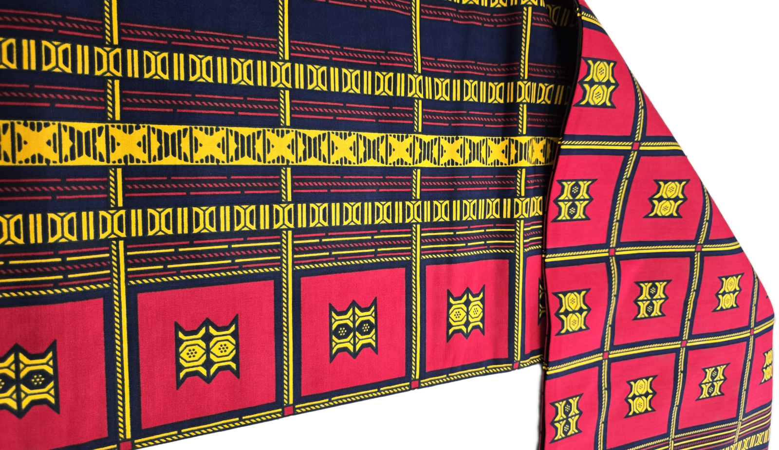 African Wax Fabric/Wax Clothes/Ghanaian Wax Print/Nigerian Ankara. 6 Yards Piece - Image 2
