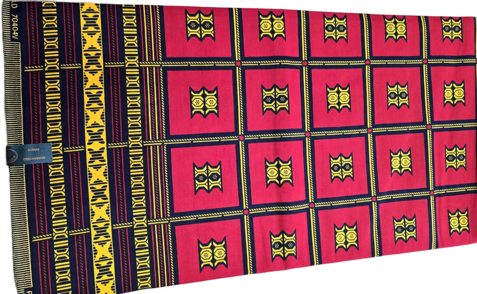 African Wax Fabric/Wax Clothes/Ghanaian Wax Print/Nigerian Ankara. 6 Yards Piece - Image 7