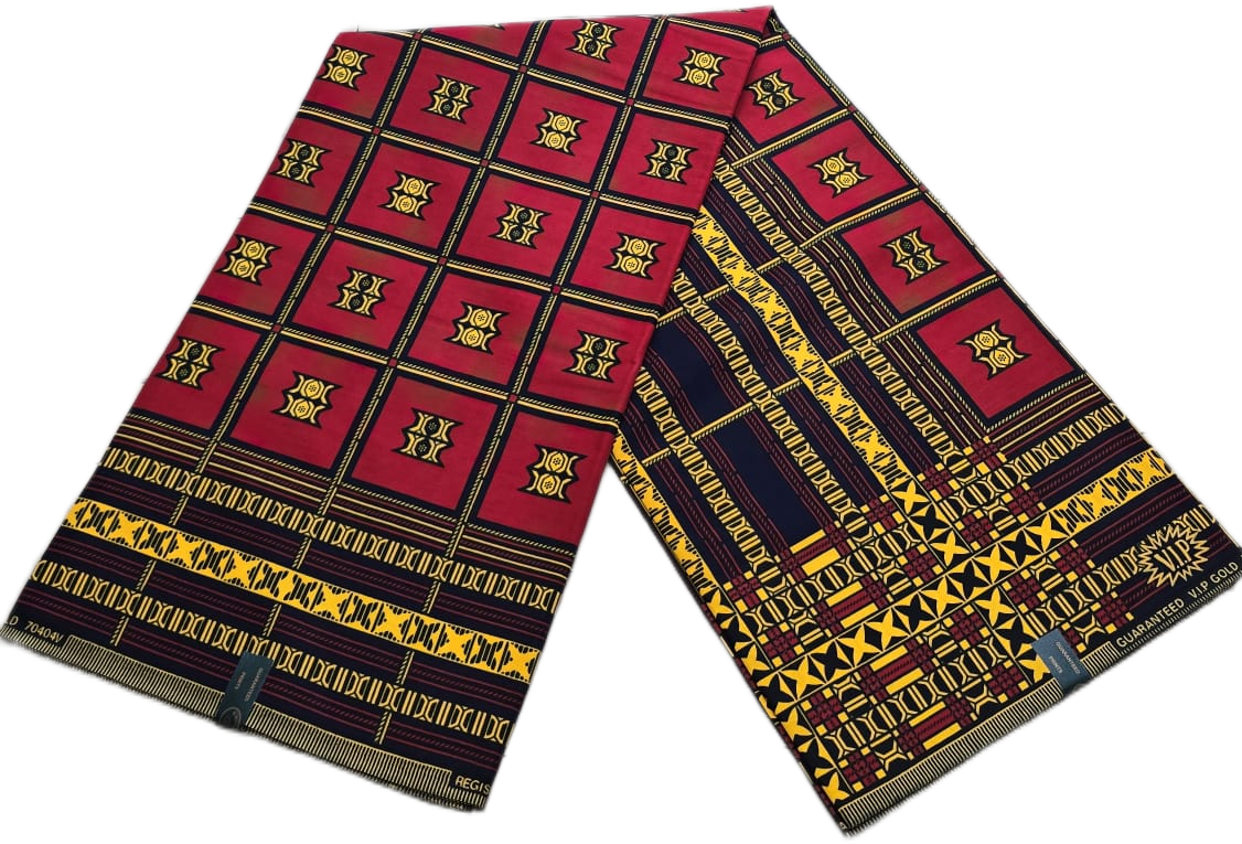 African Wax Fabric/Wax Clothes/Ghanaian Wax Print/Nigerian Ankara. 6 Yards Piece - Image 9