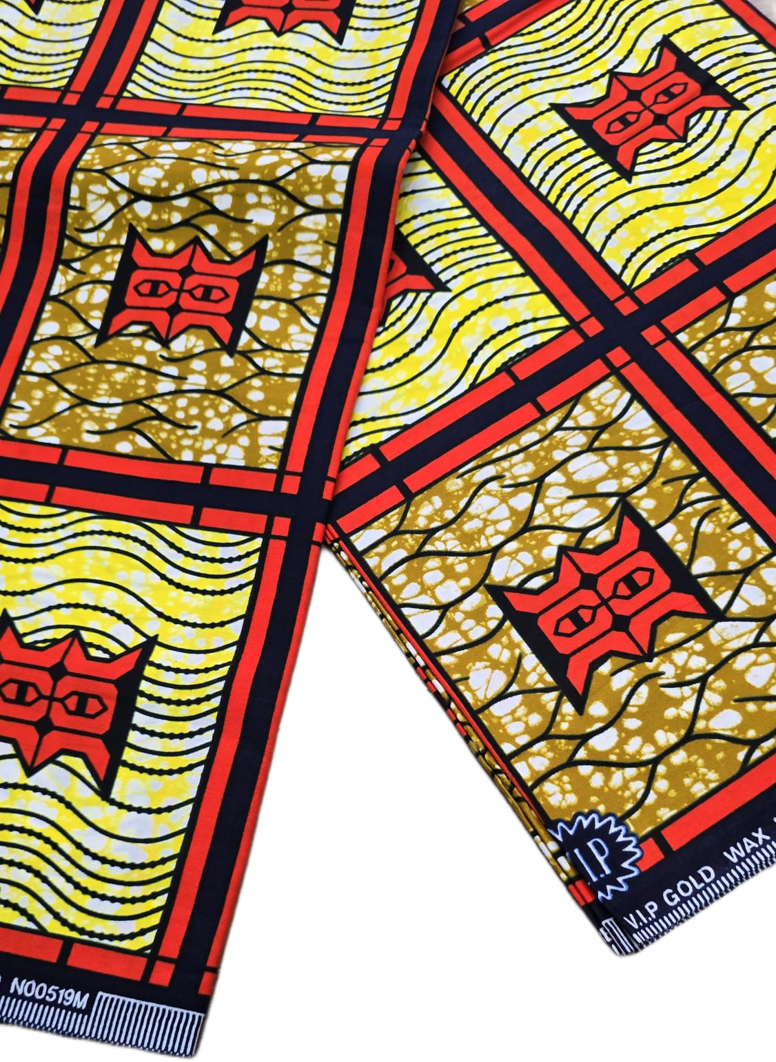 African Wax Fabric/Wax Clothes/Ghanaian Wax Print/Nigerian Ankara. 6 Yards Piece - Image 8