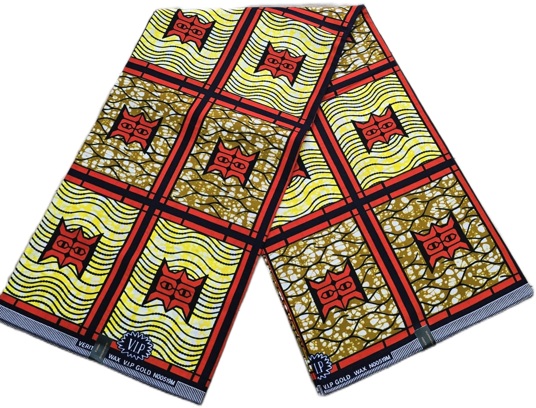 African Wax Fabric/Wax Clothes/Ghanaian Wax Print/Nigerian Ankara. 6 Yards Piece - Image 6