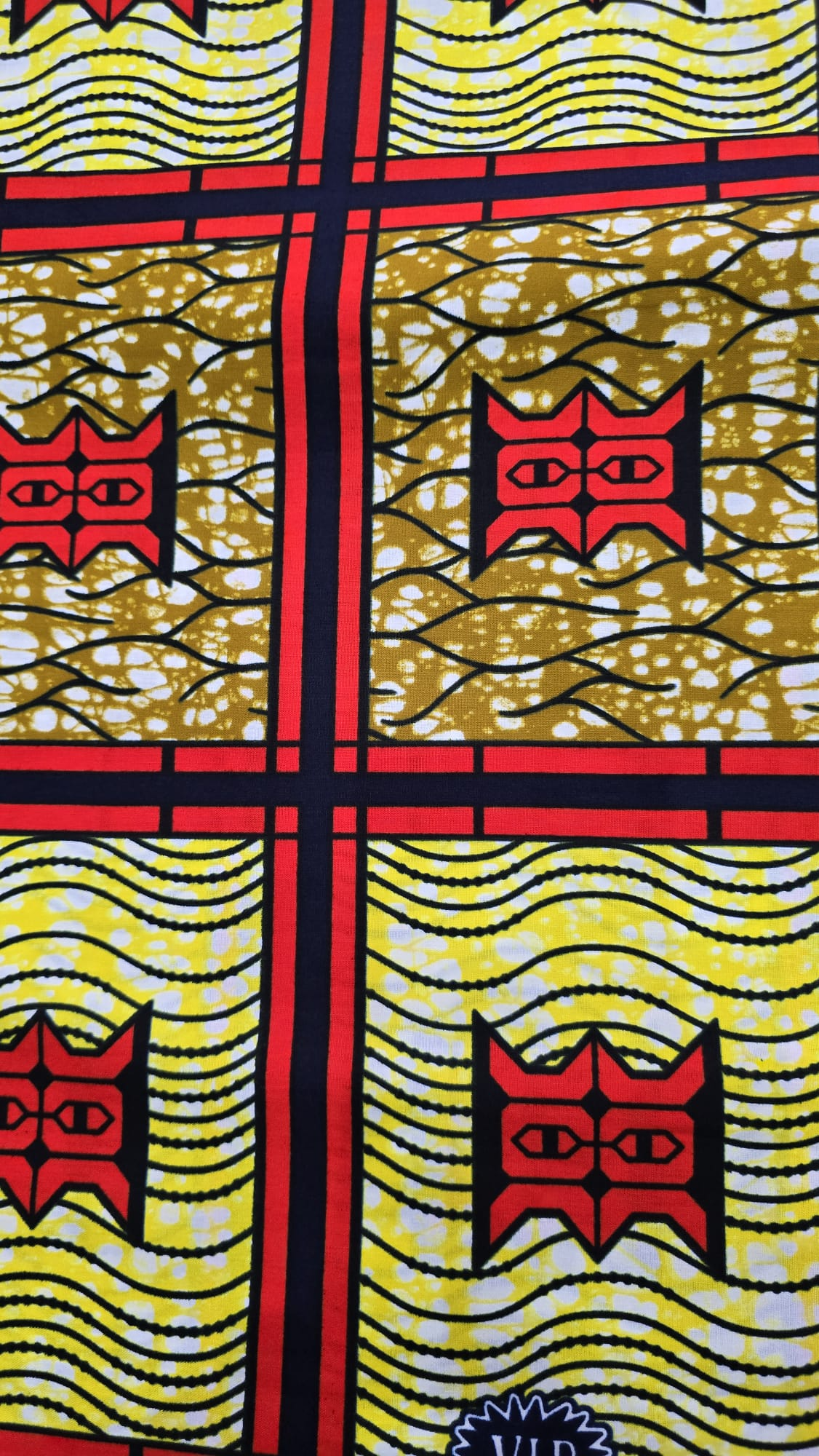 African Wax Fabric/Wax Clothes/Ghanaian Wax Print/Nigerian Ankara. 6 Yards Piece - Image 4