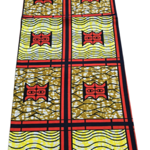 African Wax Fabric/Wax Clothes/Ghanaian Wax Print/Nigerian Ankara. 6 Yards Piece