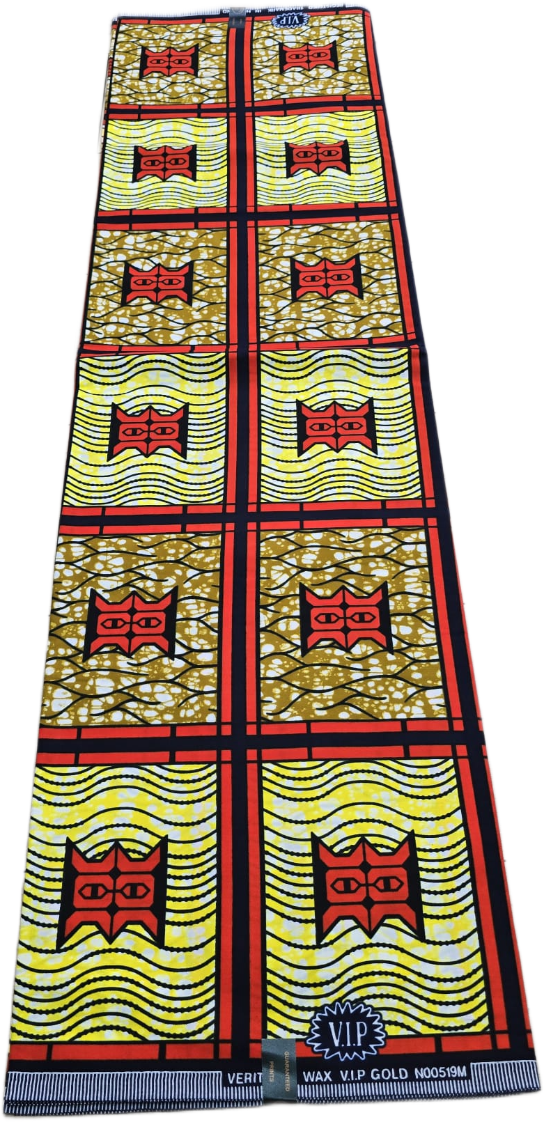 African Wax Fabric/Wax Clothes/Ghanaian Wax Print/Nigerian Ankara. 6 Yards Piece - Image 2