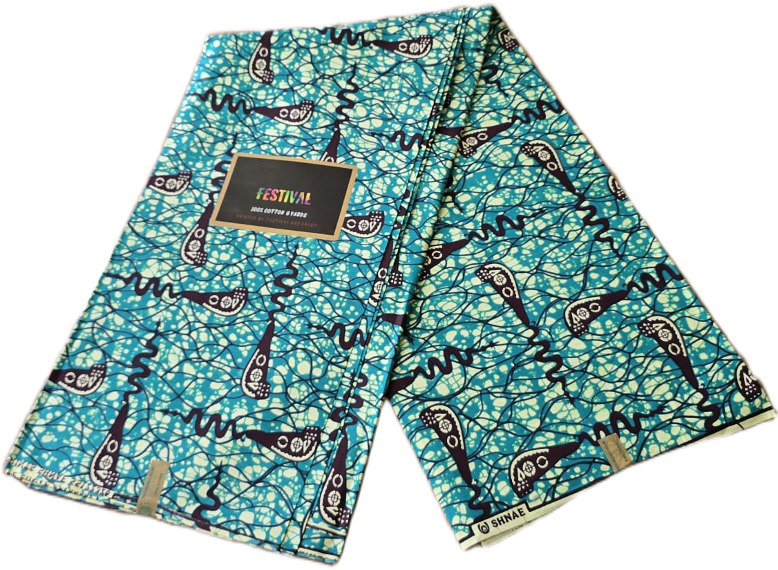 Special African Wax Print 6 Yards Piece - Image 4