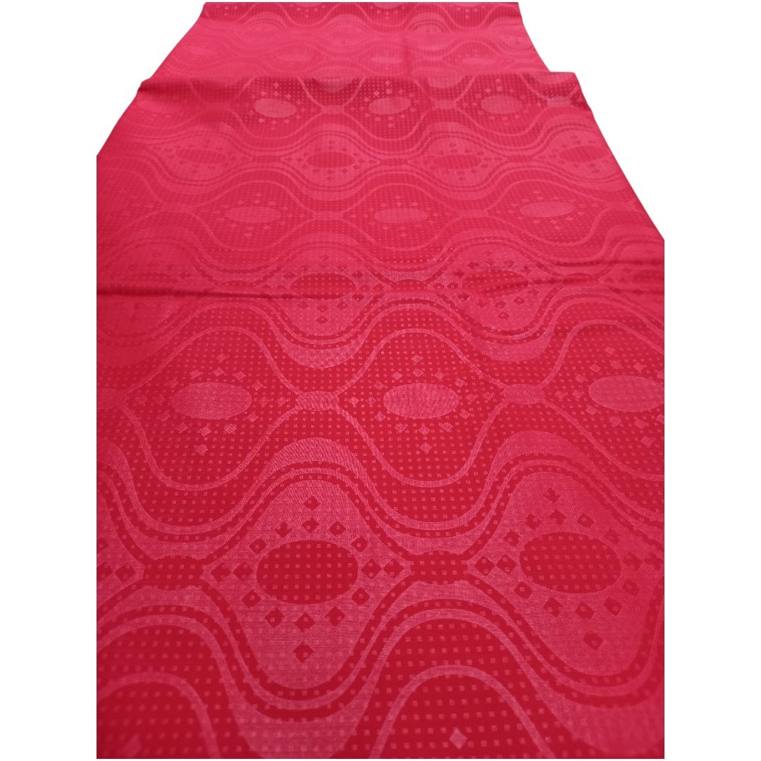African Brissi/Cobni Embossed Wax Cloth – Funeral Fabric – 100% Cotton – 6 Yards - Image 3