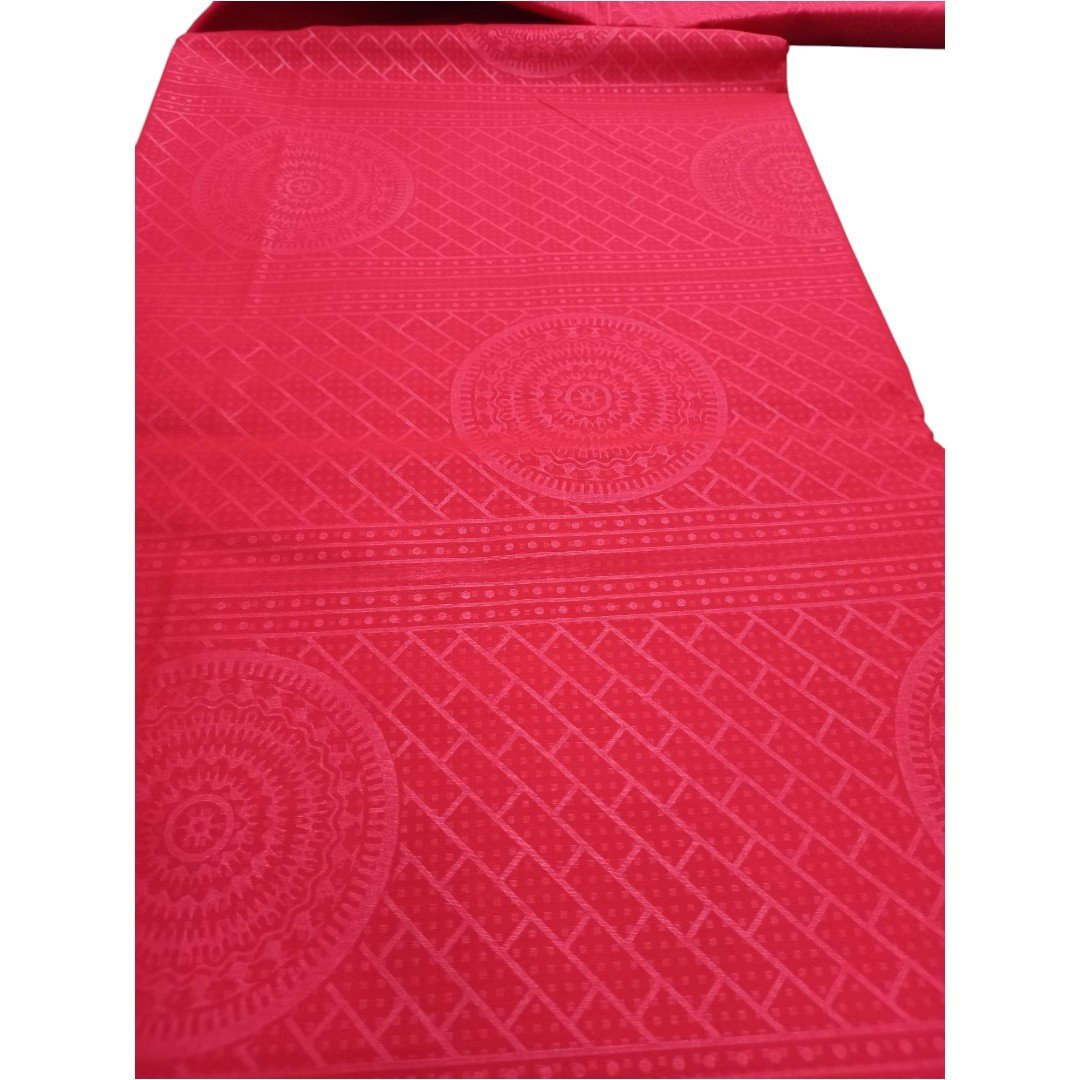 African Brissi/Cobni Embossed Wax Cloth – Funeral Fabric – 100% Cotton – 6 Yards - Image 4