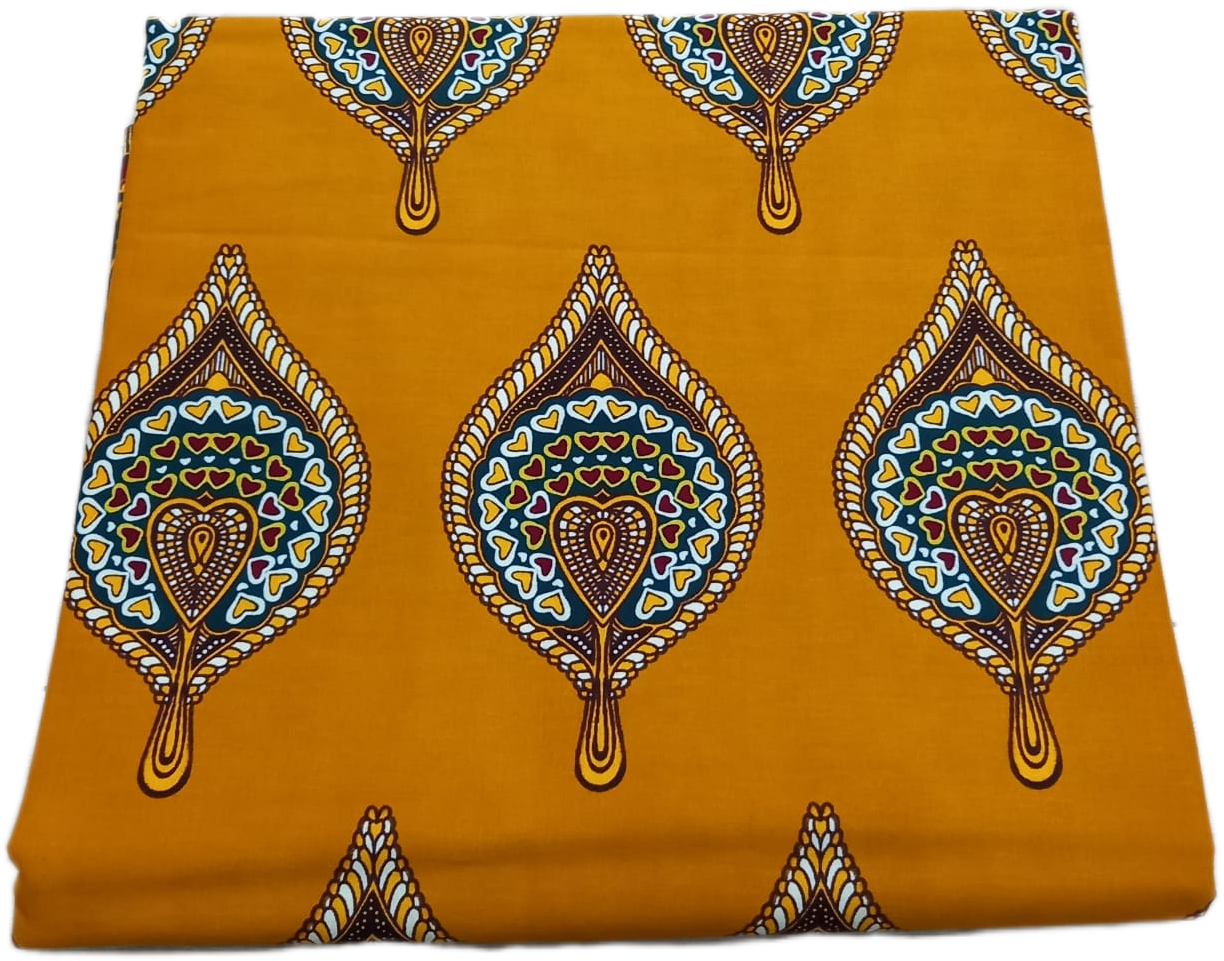 African Wax Fabric/Wax Clothes/Ghanaian Wax Print/Nigerian Ankara. 6 Yards Piece - Image 5