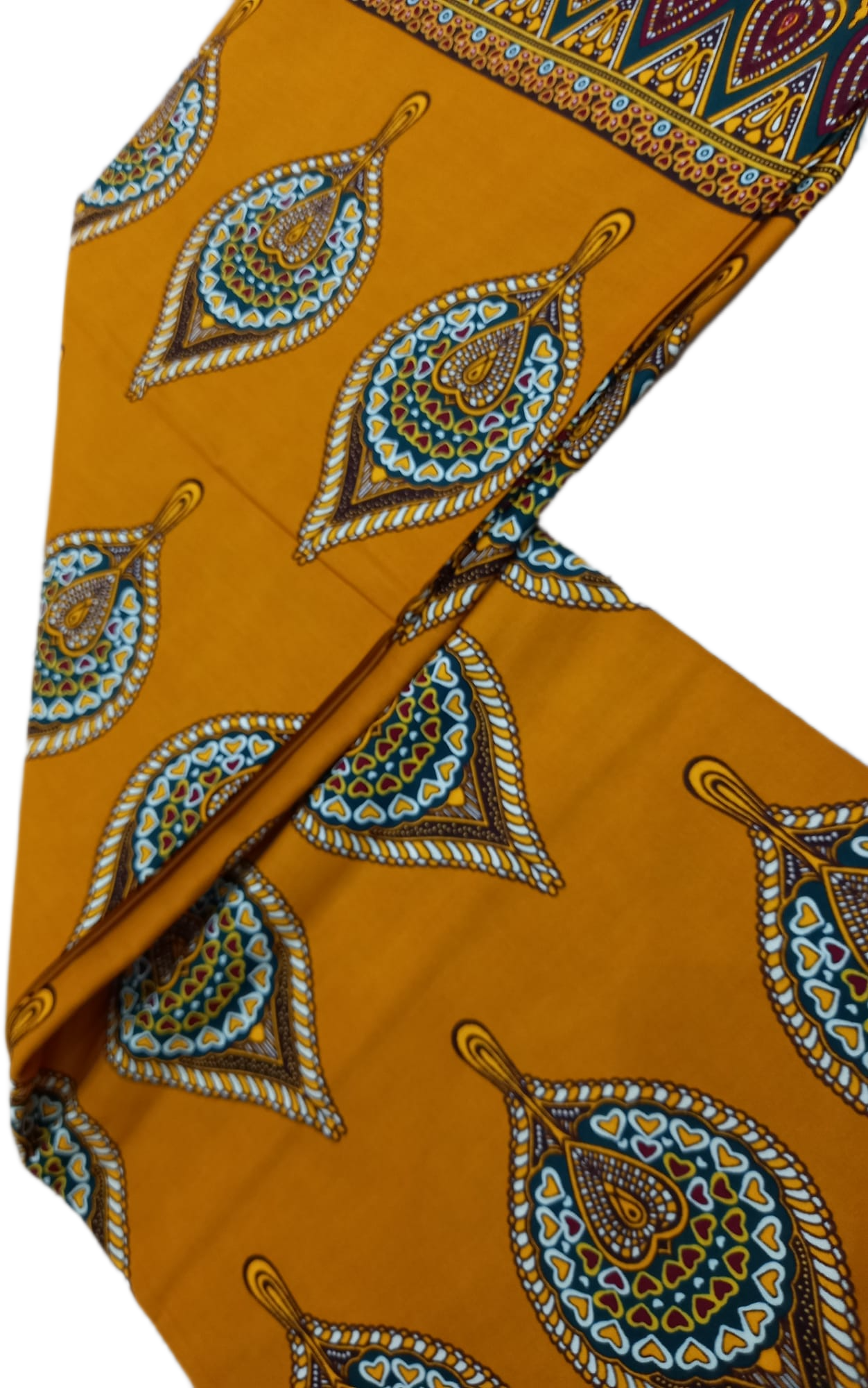 African Wax Fabric/Wax Clothes/Ghanaian Wax Print/Nigerian Ankara. 6 Yards Piece - Image 2