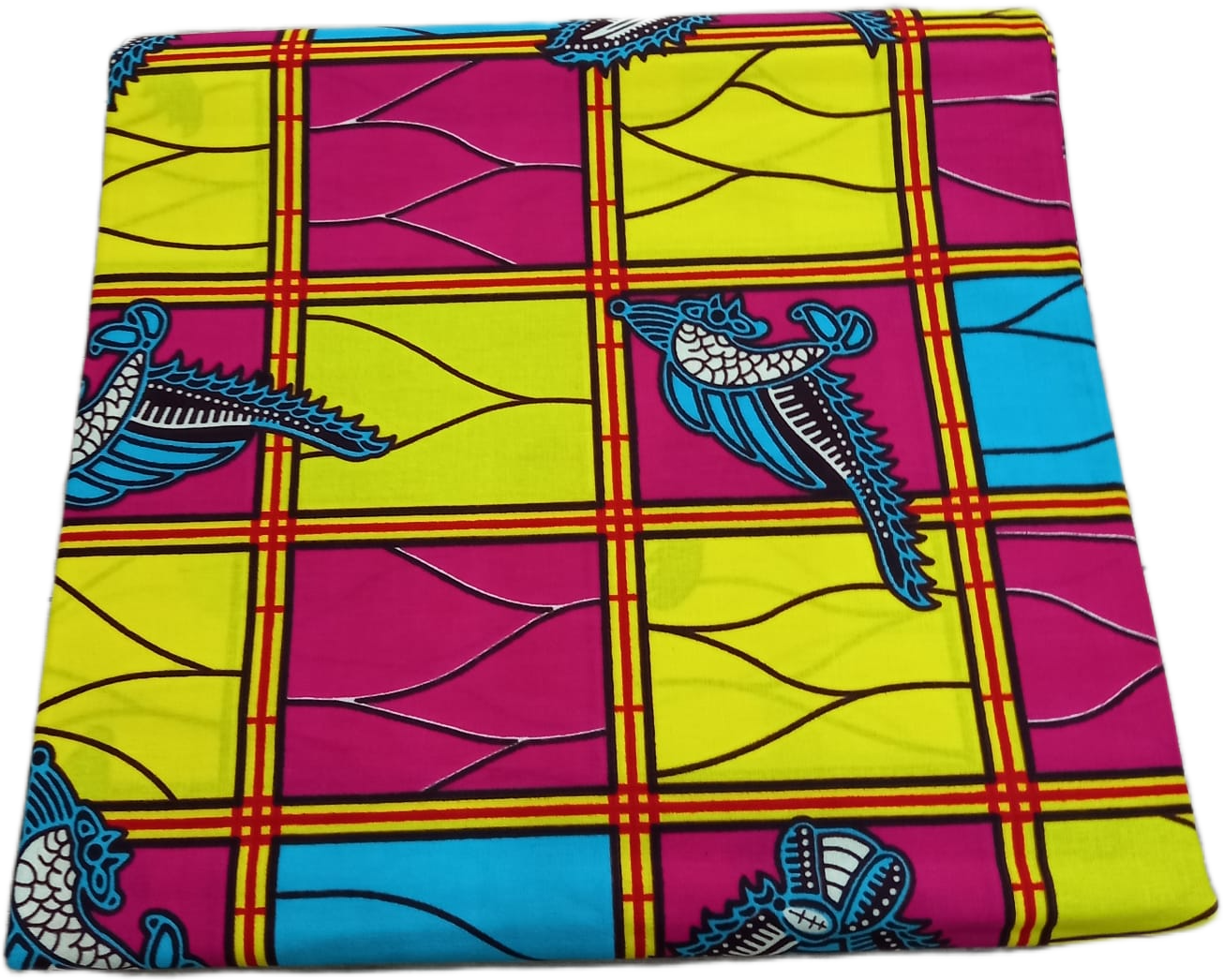 African Wax Fabric/Wax Clothes/Ghanaian Wax Print/Nigerian Ankara. 6 Yards Piece - Image 7