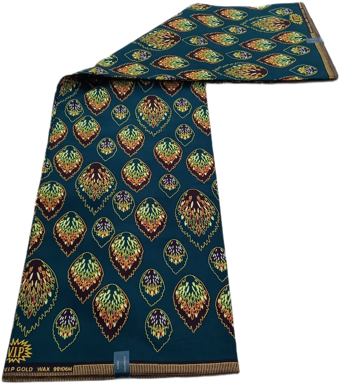 African Wax Fabric/Wax Clothes/Ghanaian Wax Print/Nigerian Ankara. 6 Yards Piece - Image 2