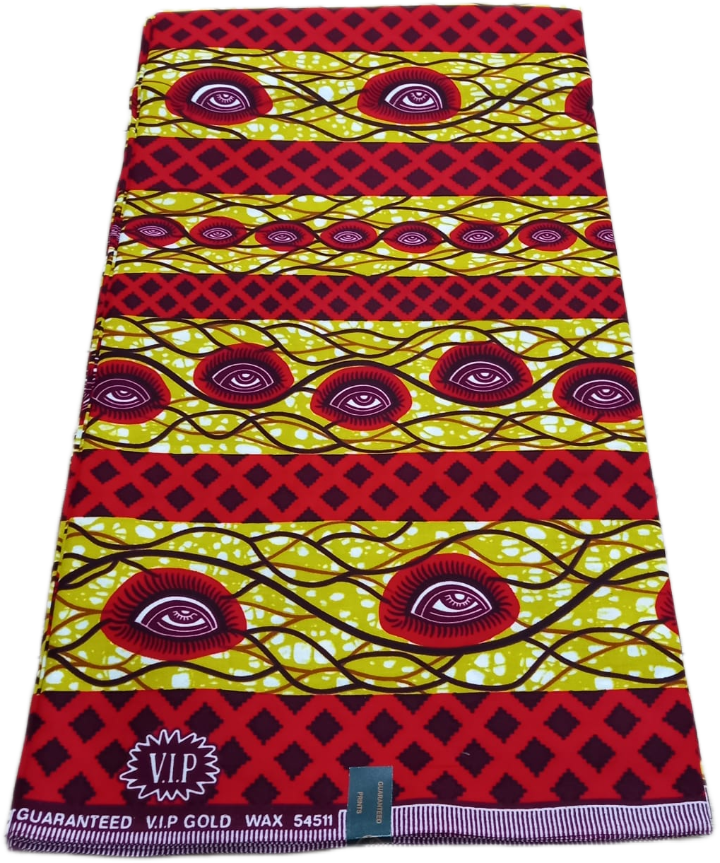 African Wax Fabric/Wax Clothes/Ghanaian Wax Print/Nigerian Ankara. 6 Yards Piece - Image 8