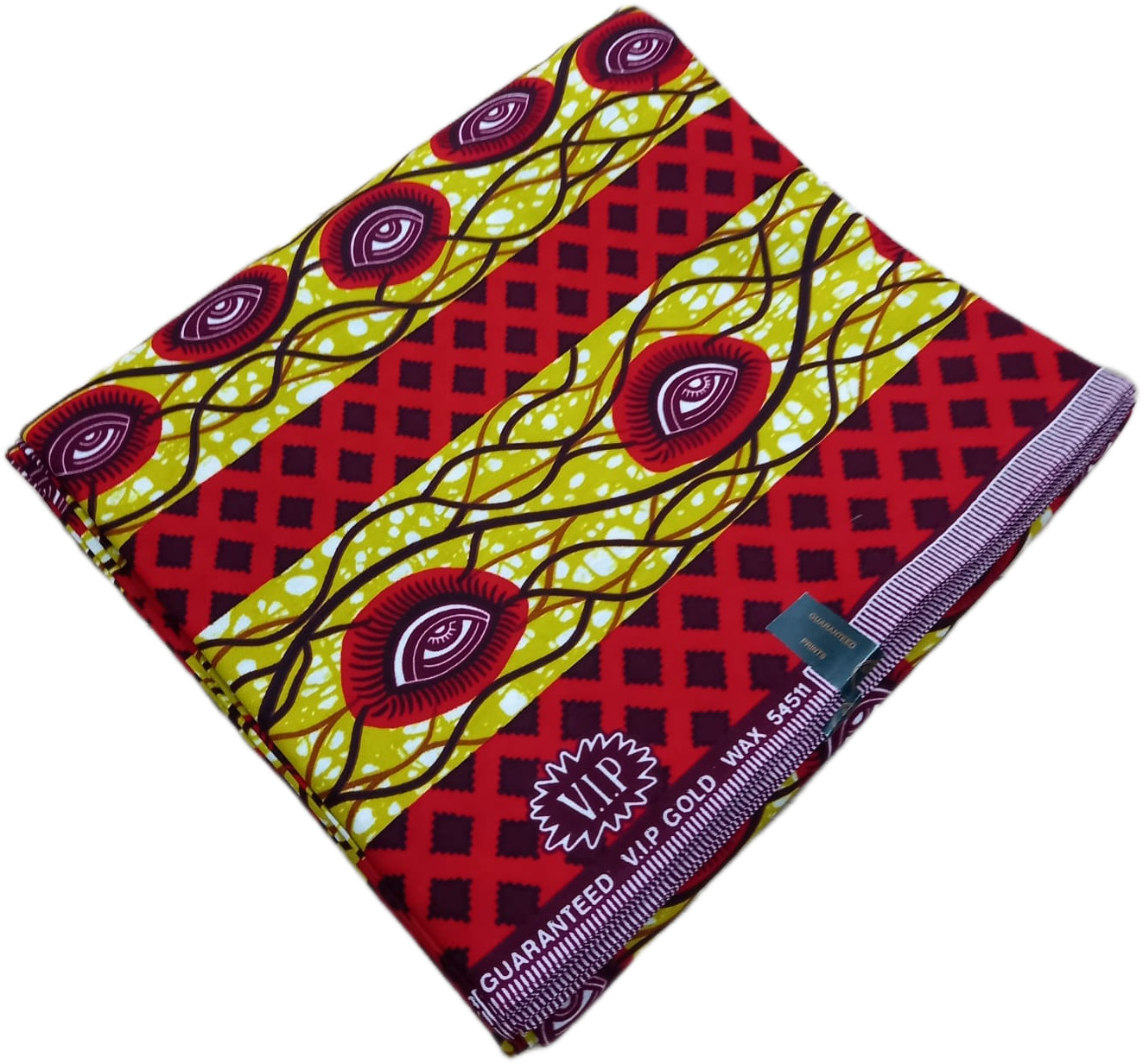African Wax Fabric/Wax Clothes/Ghanaian Wax Print/Nigerian Ankara. 6 Yards Piece - Image 7