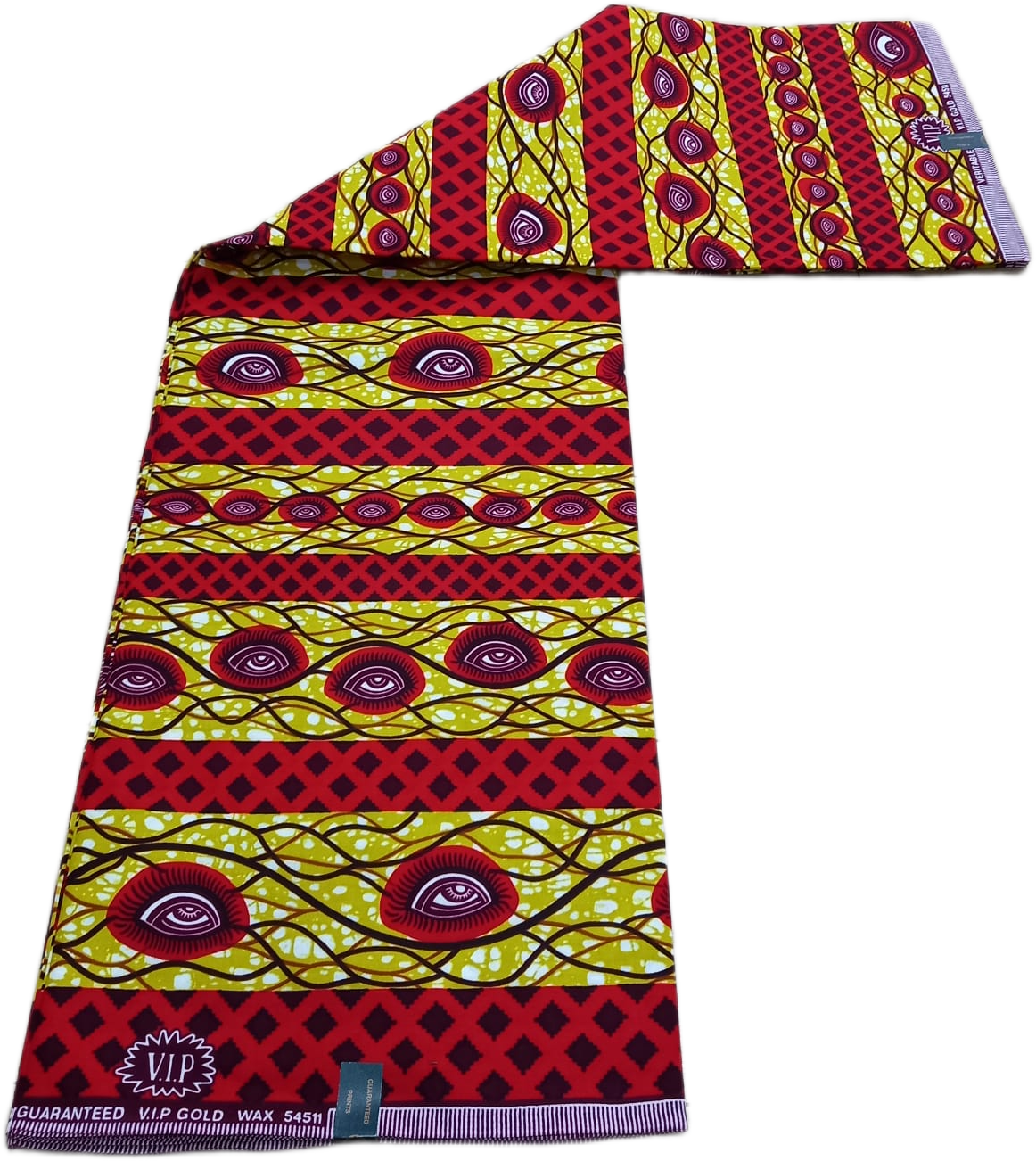 African Wax Fabric/Wax Clothes/Ghanaian Wax Print/Nigerian Ankara. 6 Yards Piece - Image 2