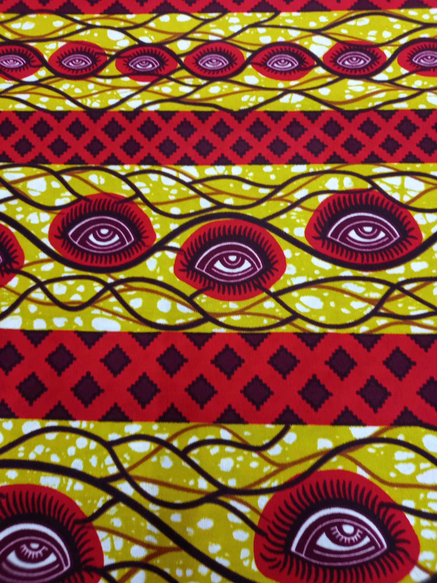 African Wax Fabric/Wax Clothes/Ghanaian Wax Print/Nigerian Ankara. 6 Yards Piece - Image 5